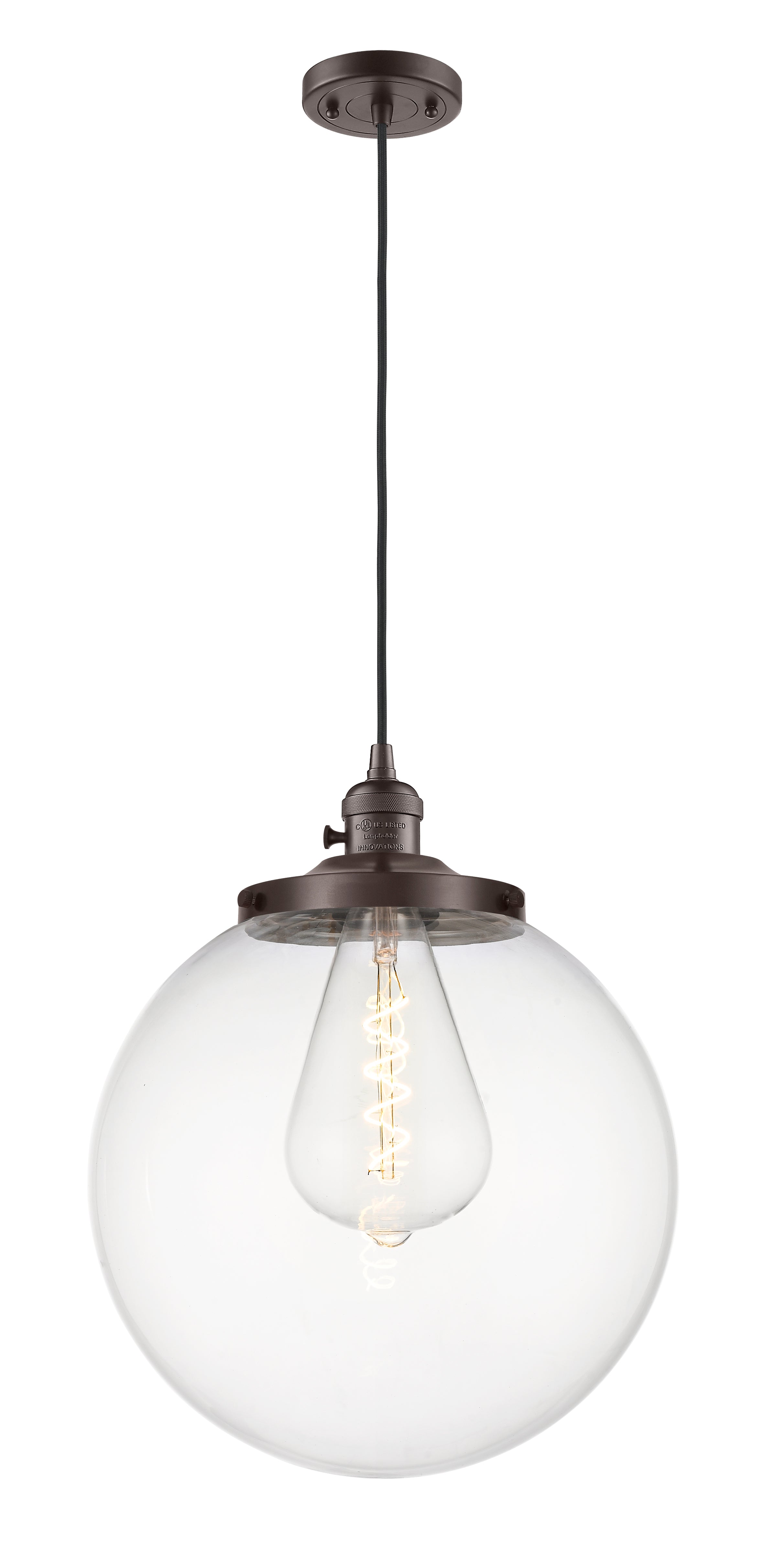 Franklin Restoration Mini Pendant Antique Brass