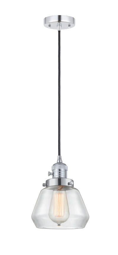 Franklin Restoration Mini Pendant 7 Inch Brass