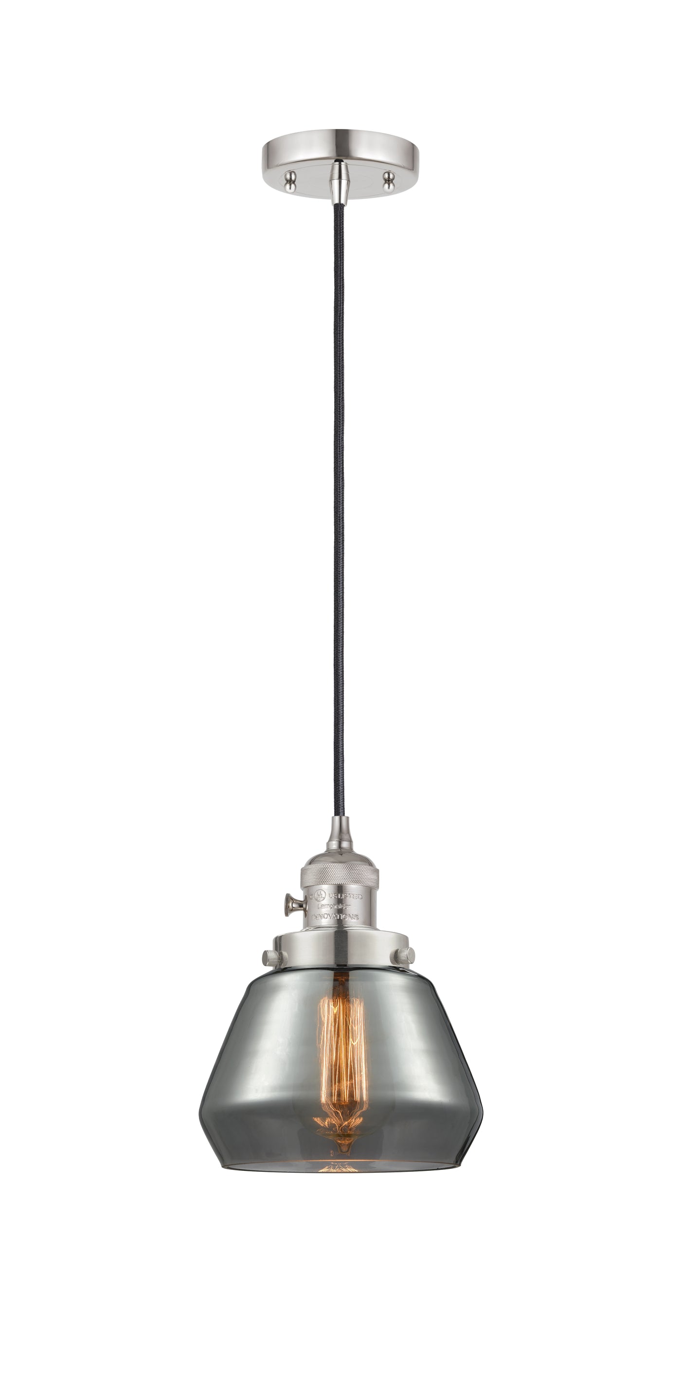 Franklin Restoration Mini Pendant 7 Inch Brass