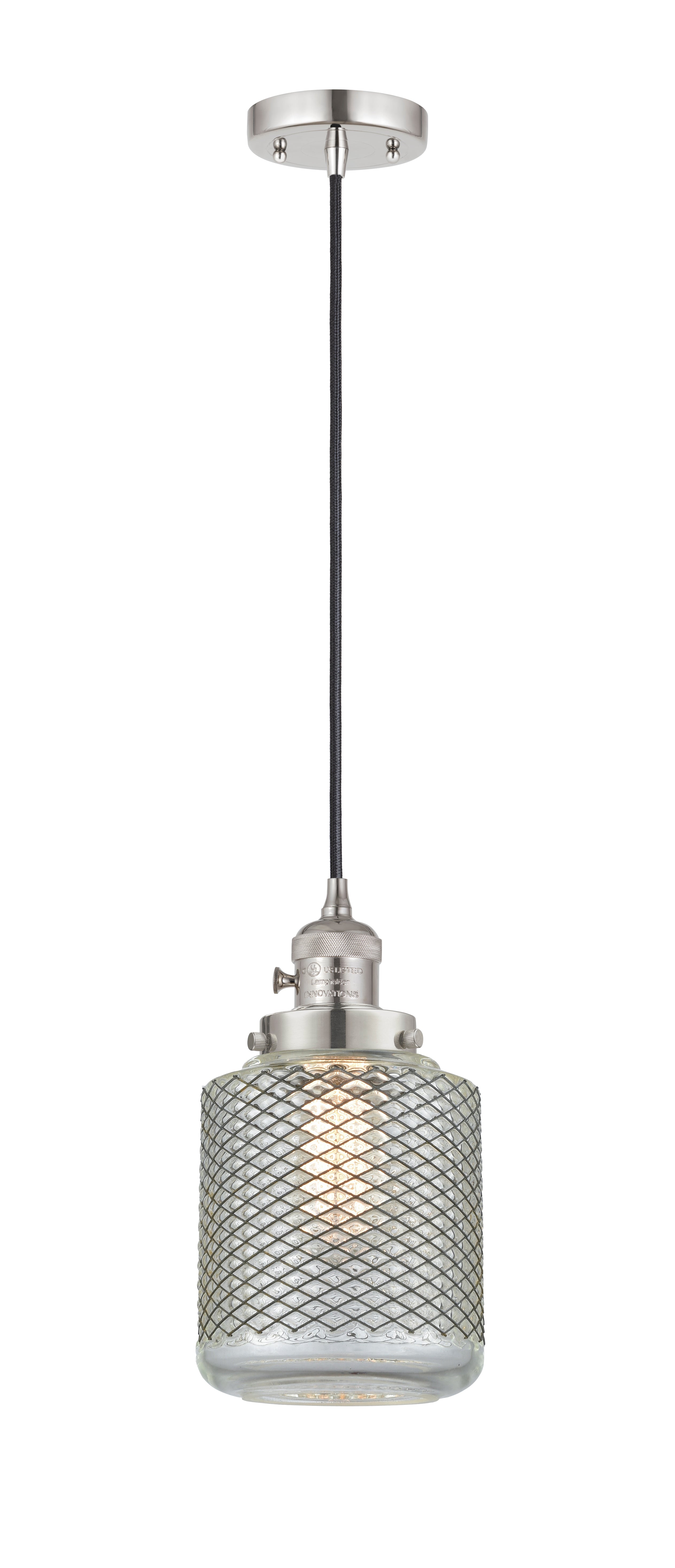 Franklin Restoration Mini Pendant Brass Steel