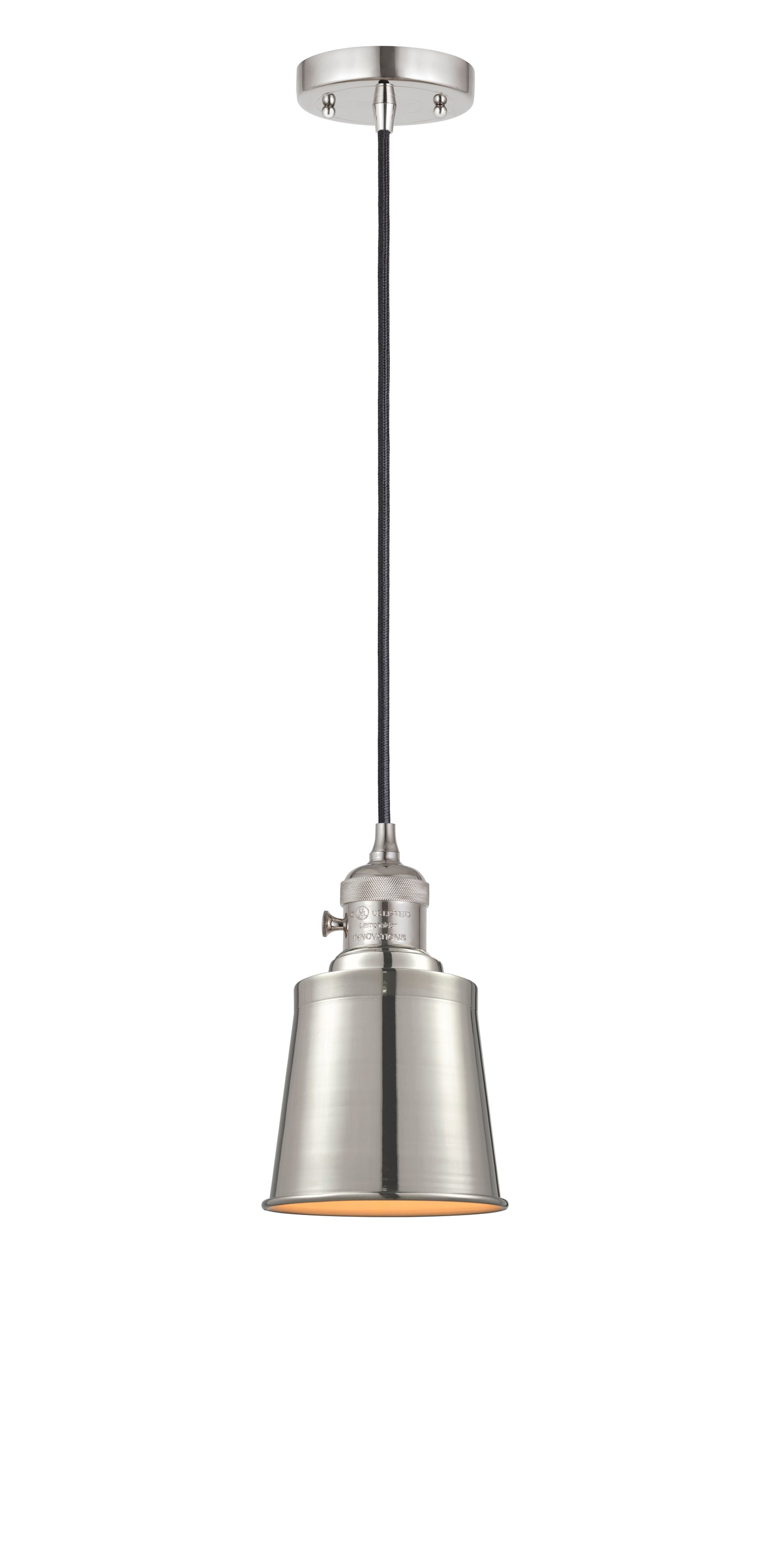 Franklin Restoration Mini Pendant Brass Steel