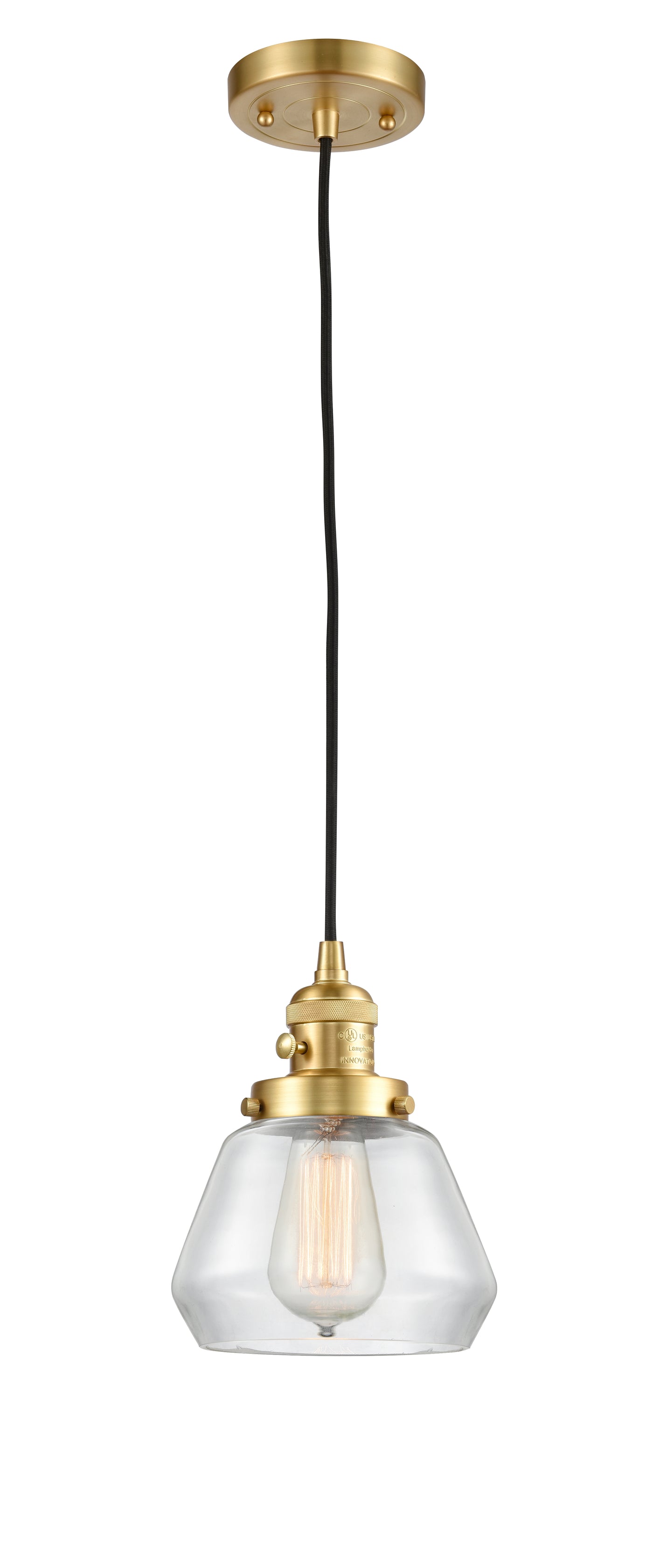 Franklin Restoration Mini Pendant Antique Brass