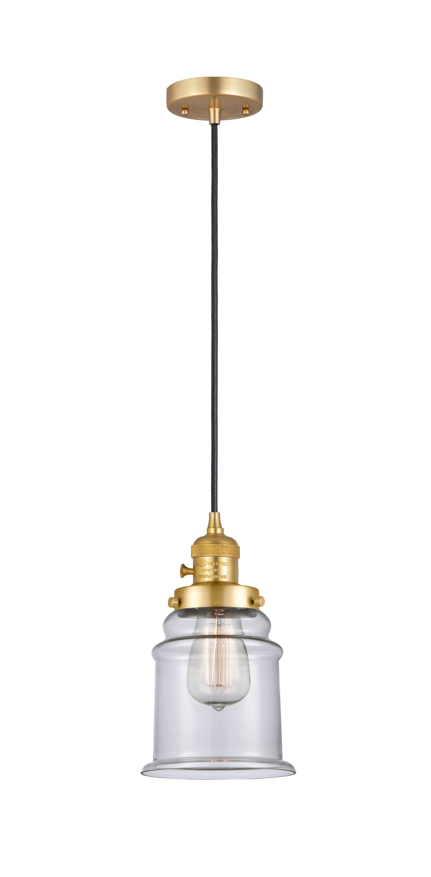 Franklin Restoration Mini Pendant Brass