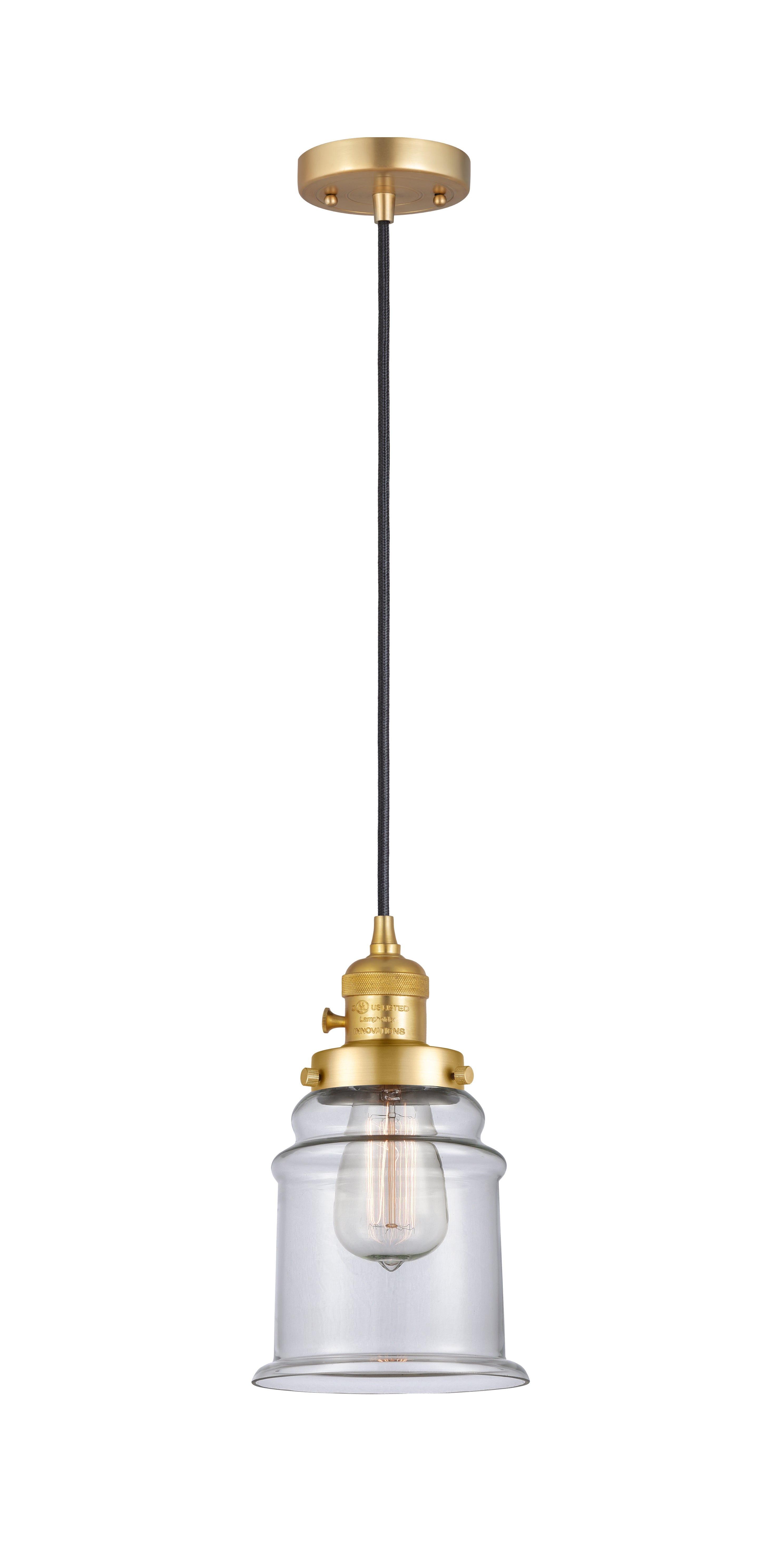 Franklin Restoration Mini Pendant Brass