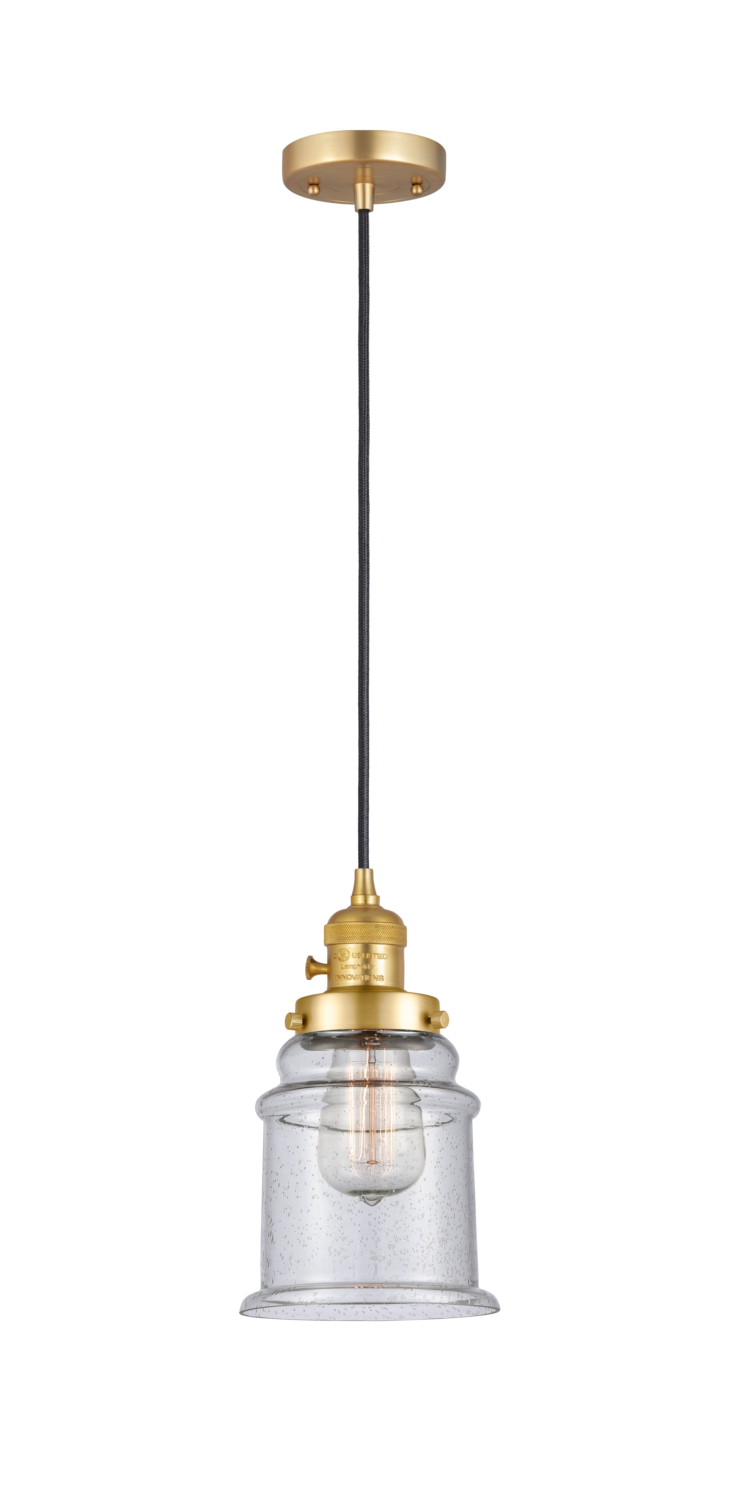 Franklin Restoration Mini Pendant Antique Brass