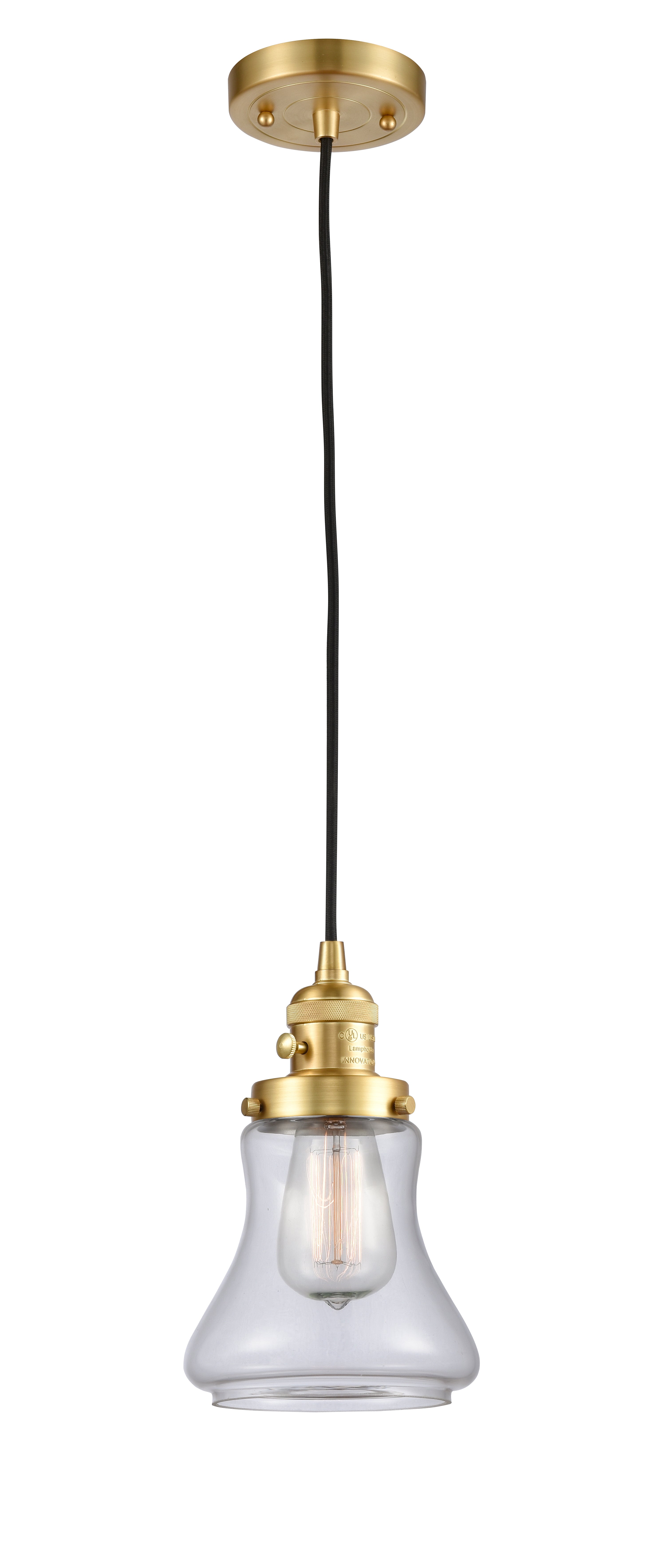 Franklin Restoration Mini Pendant Brass