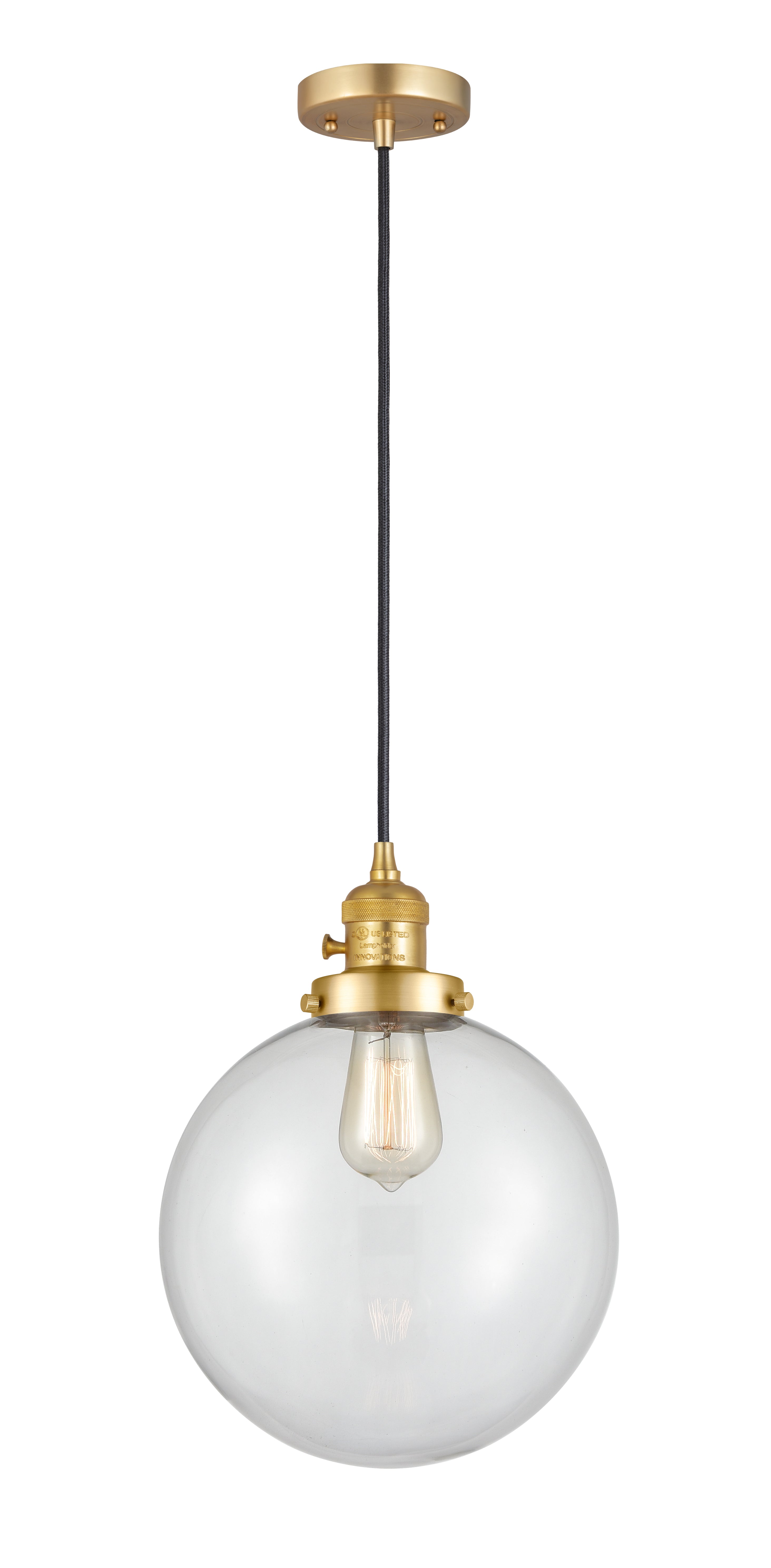 Franklin Restoration Mini Pendant Cast Brass