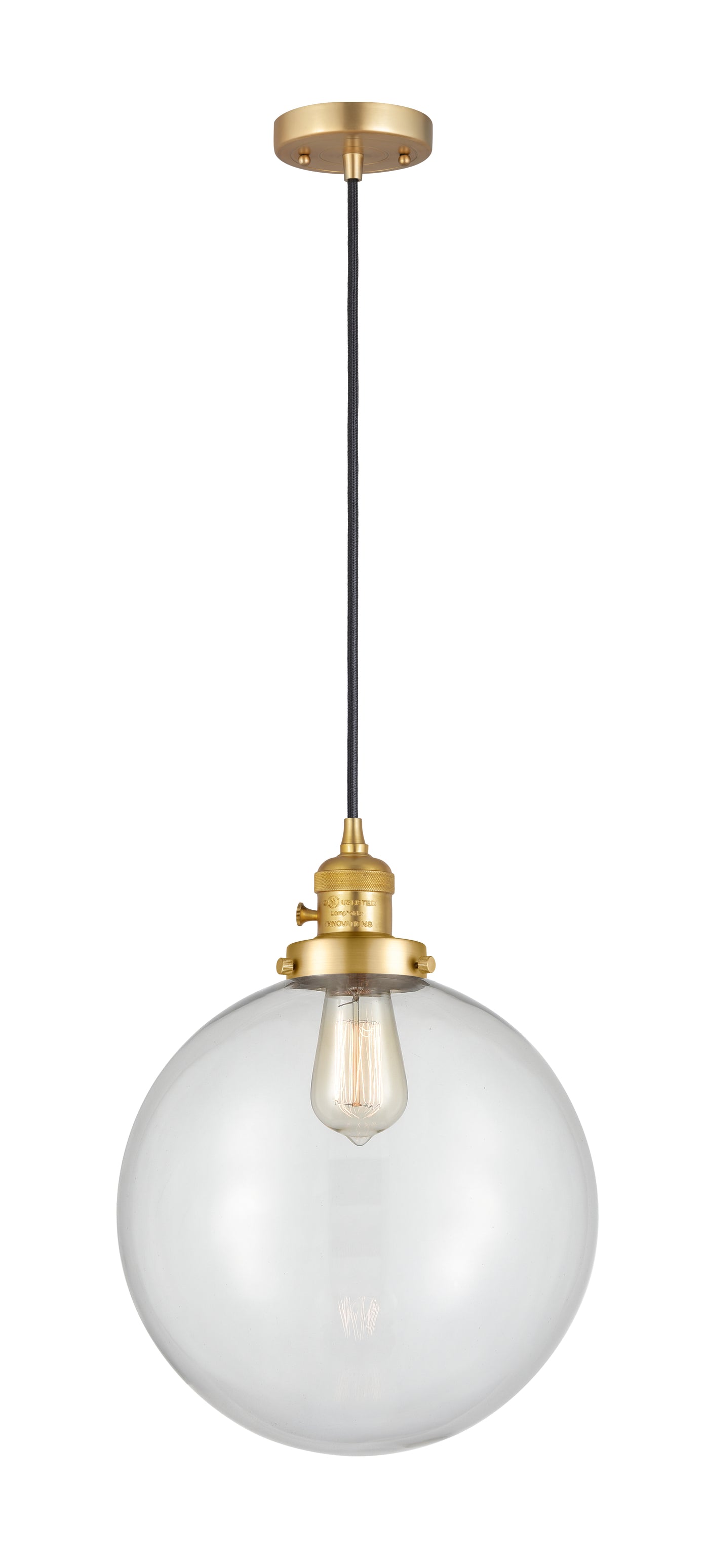 Franklin Restoration Mini Pendant Antique Brass
