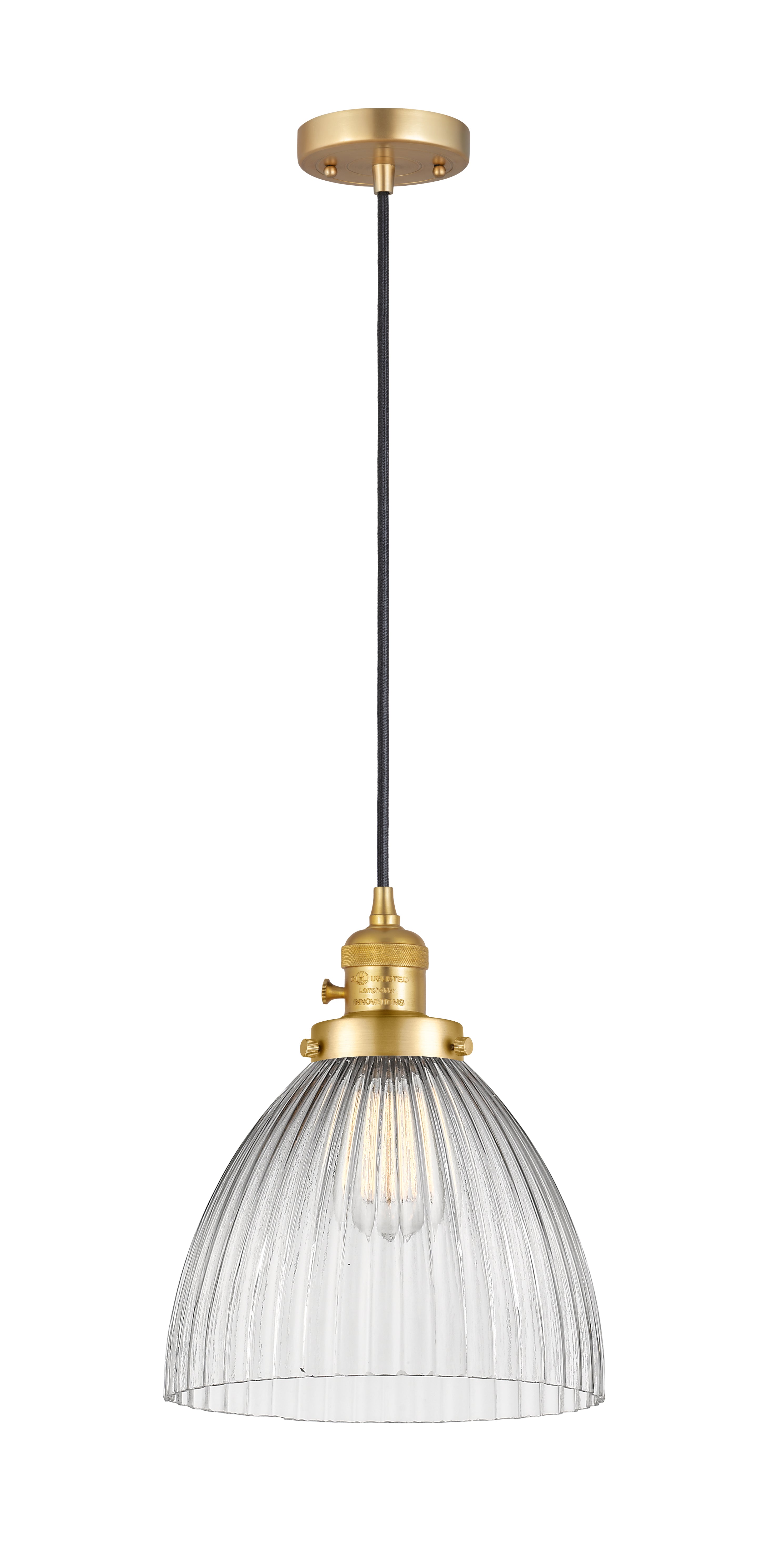 Franklin Restoration Mini Pendant Antique Brass