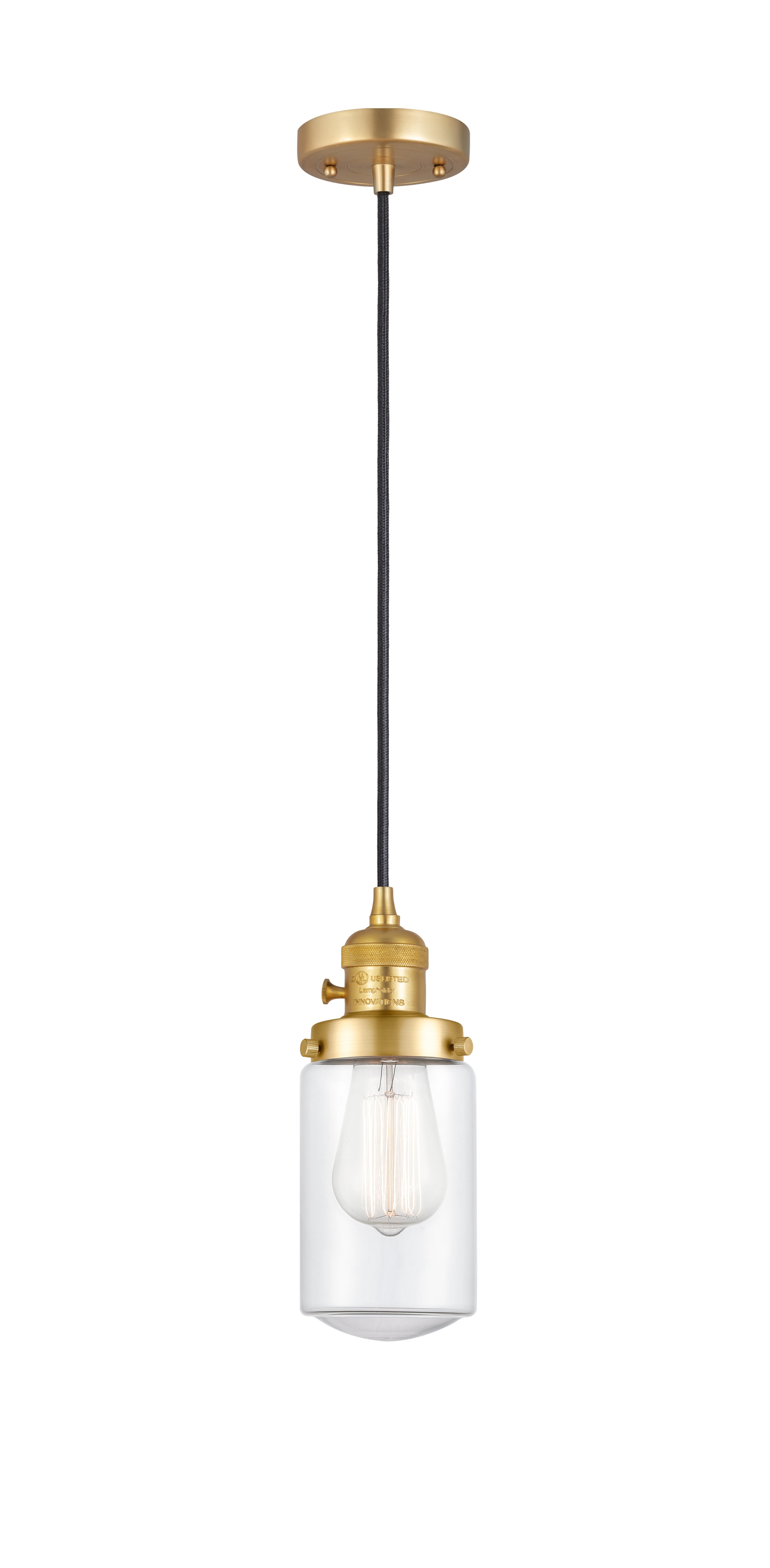 Franklin Restoration Mini Pendant Antique Brass