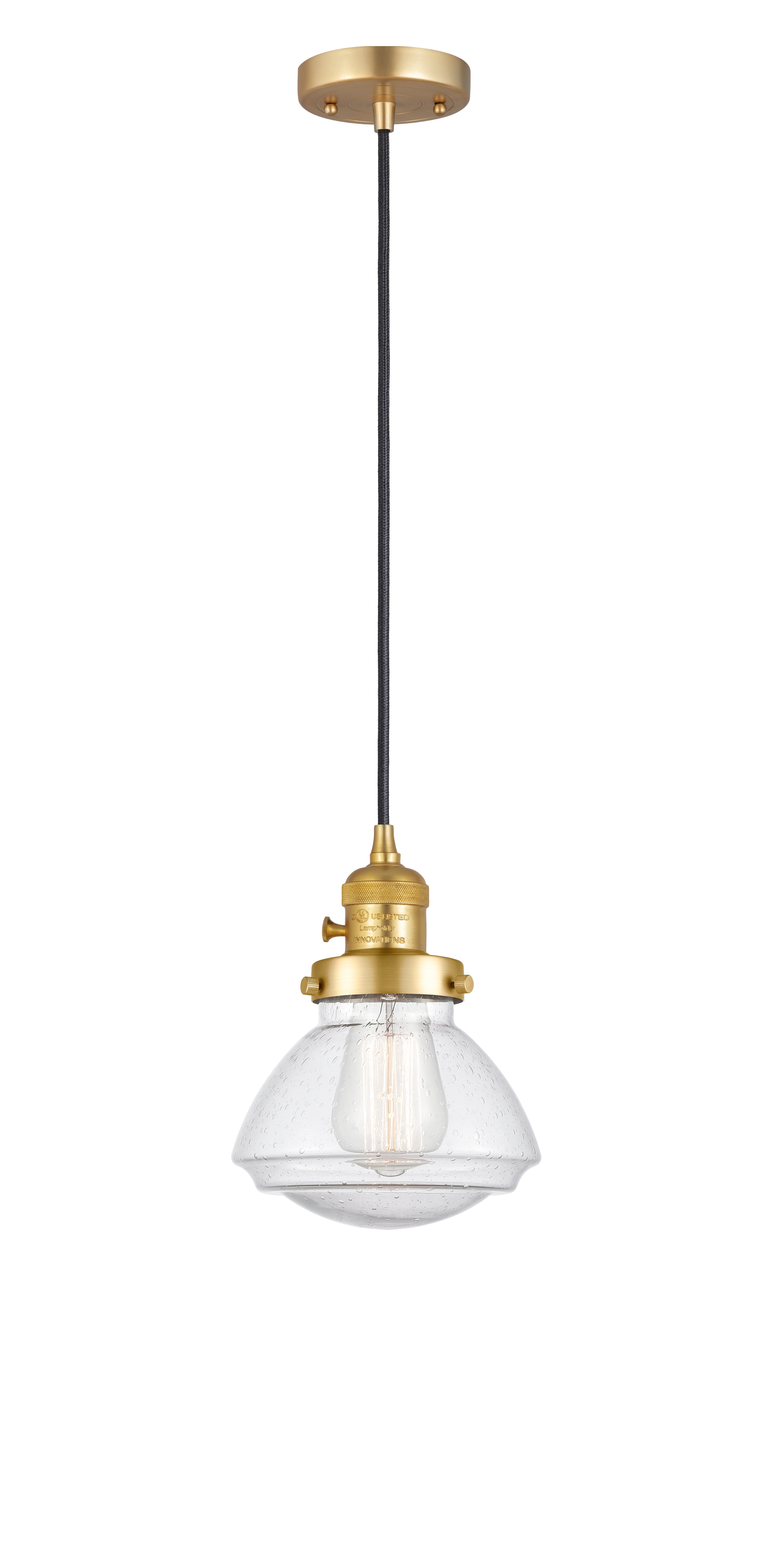 Franklin Restoration Mini Pendant Antique Brass