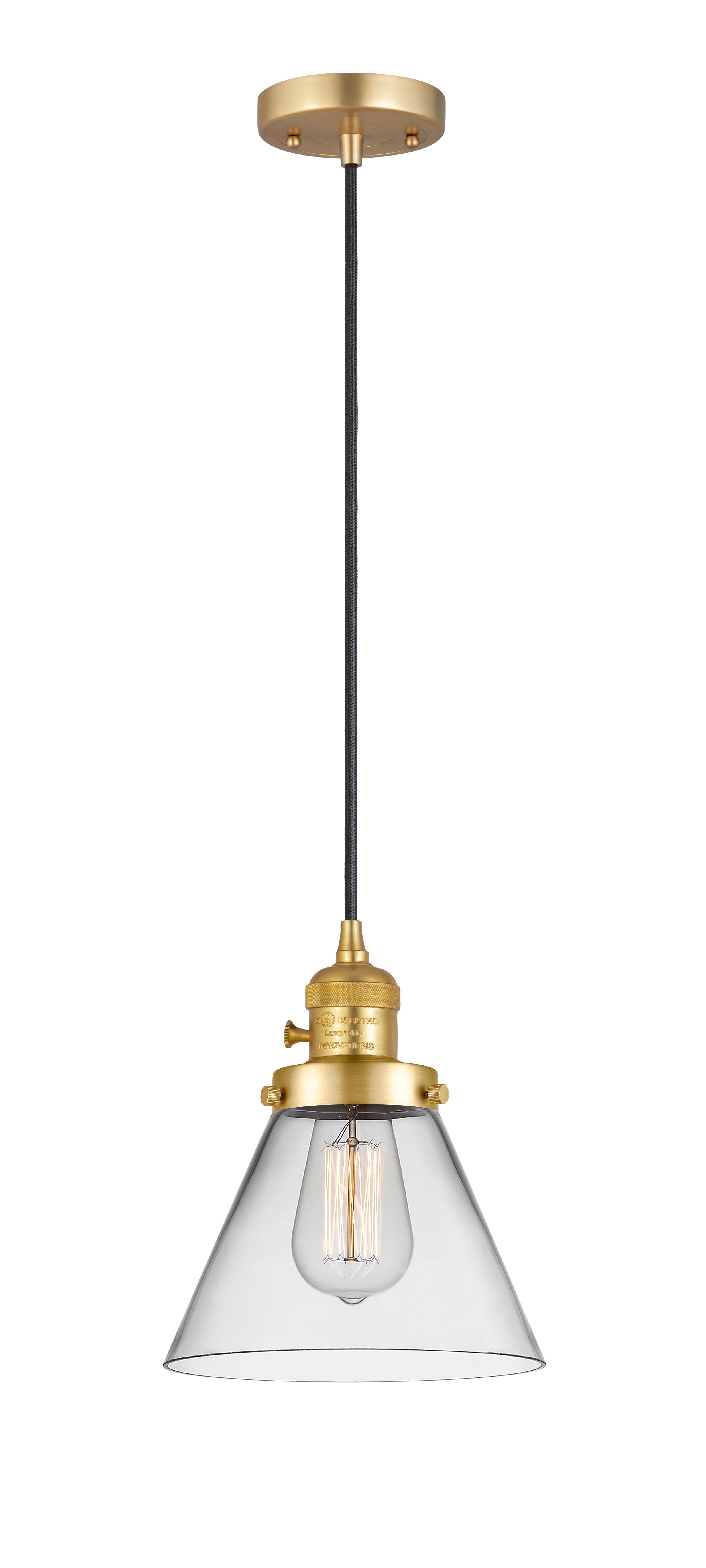 Franklin Restoration Mini Pendant Antique Brass