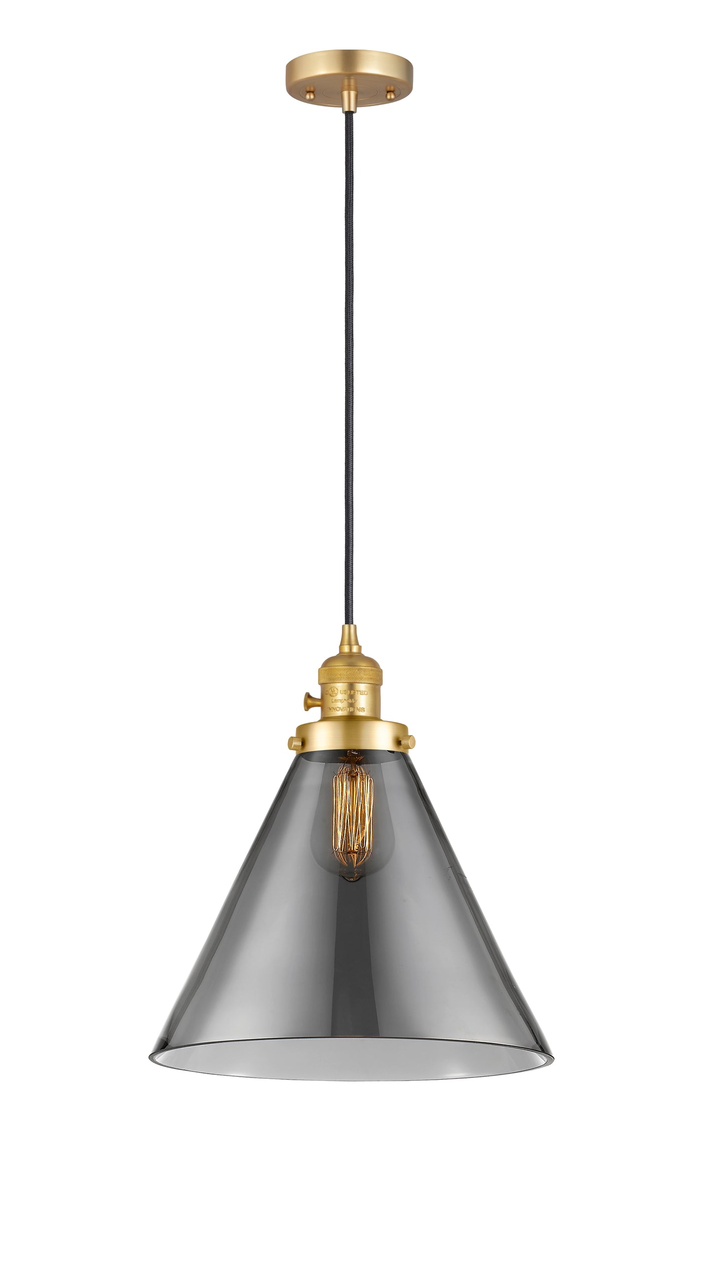 Franklin Restoration Antique Brass Cast Mini Pendant