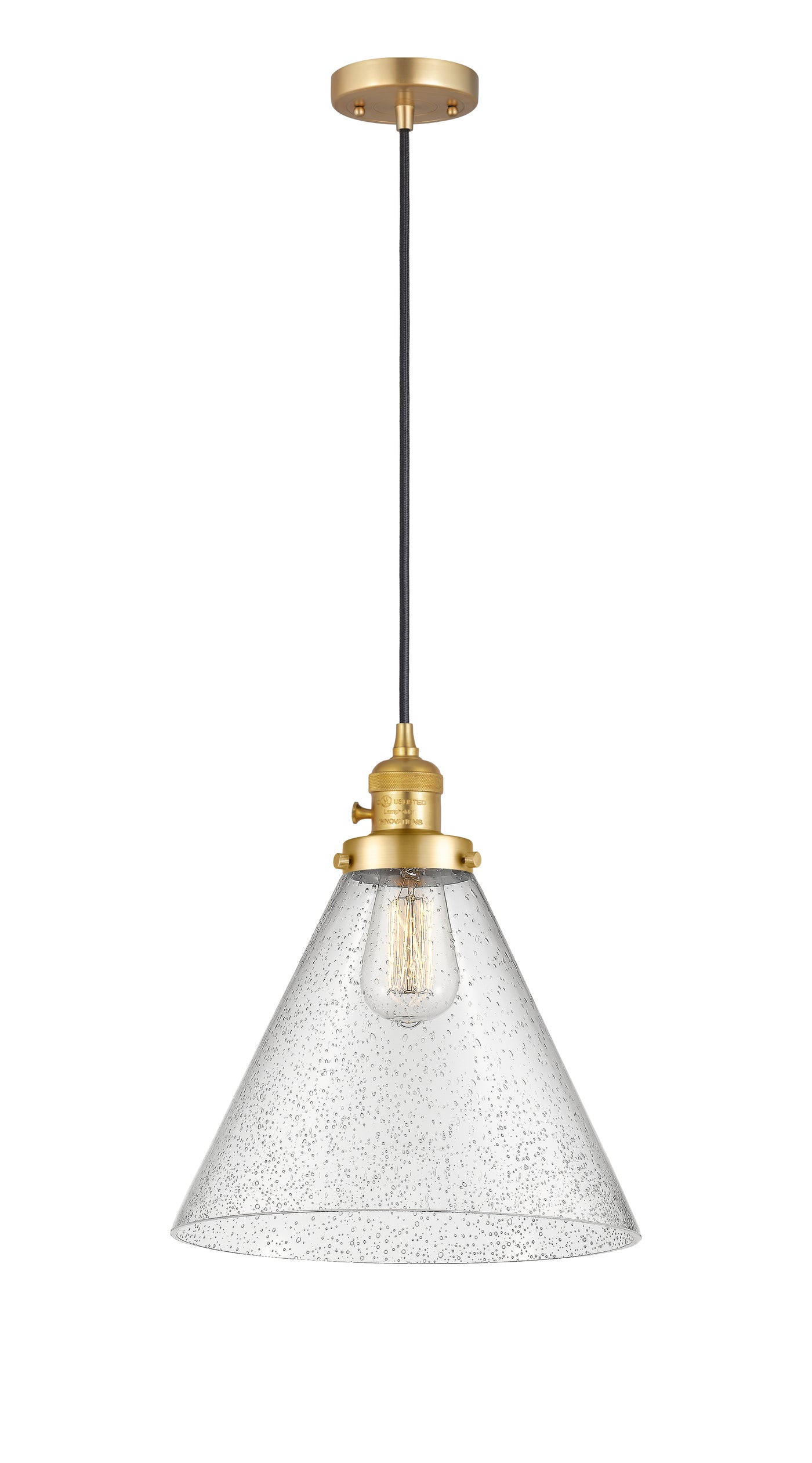 Franklin Restoration Antique Brass Cast Mini Pendant