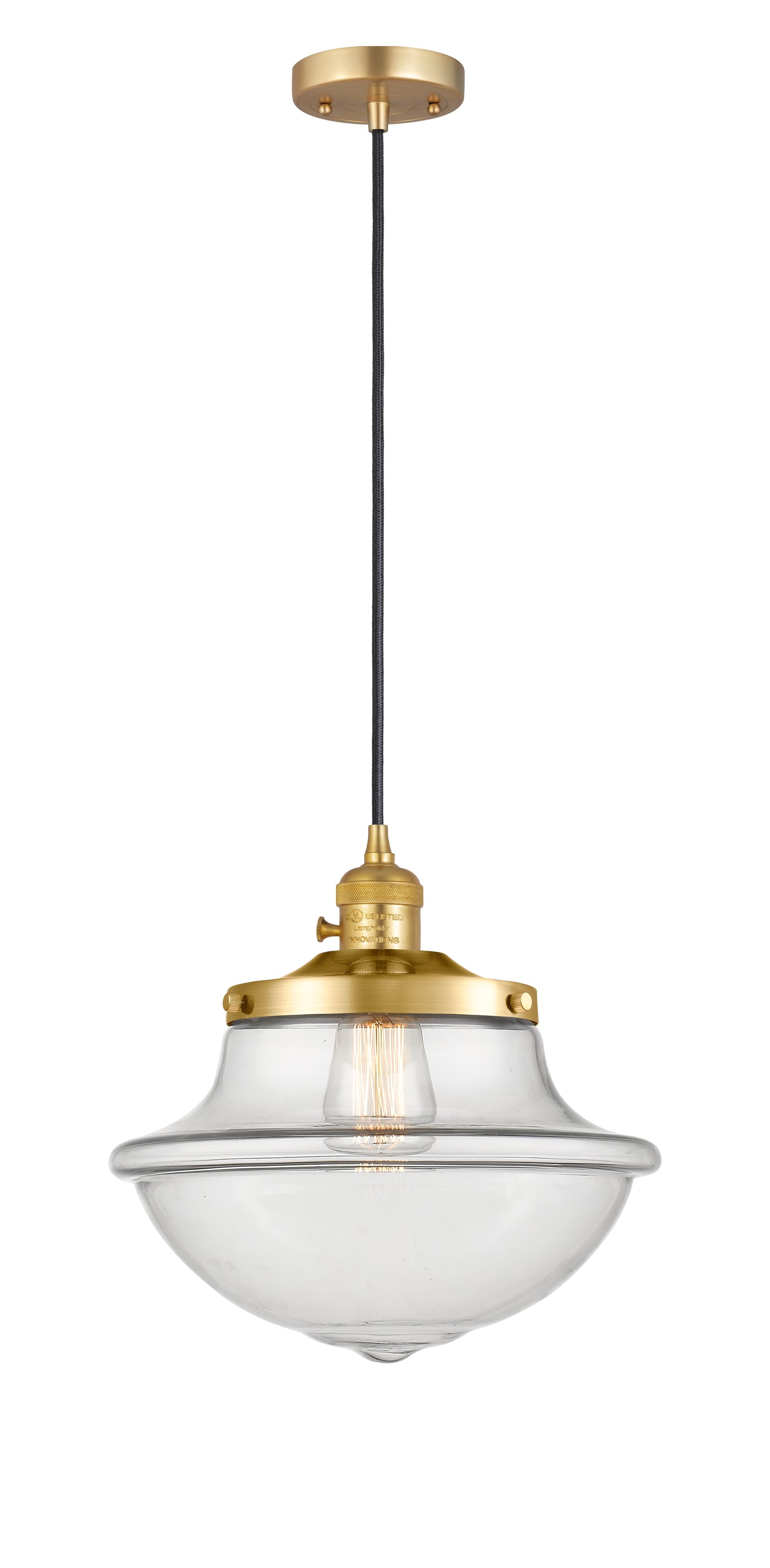 Franklin Restoration Mini Pendant Antique Brass
