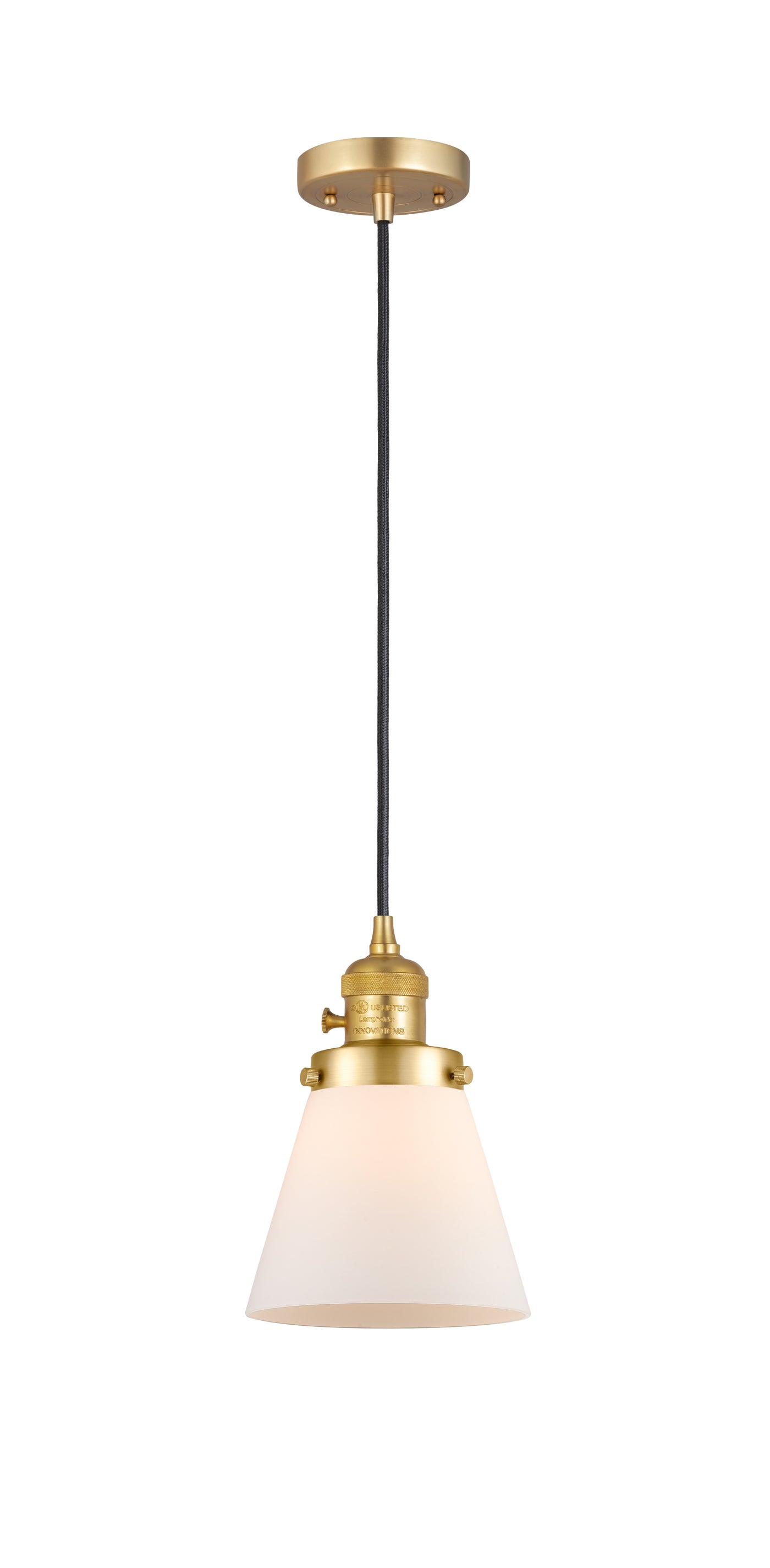 Franklin Restoration Mini Pendant Cast Brass
