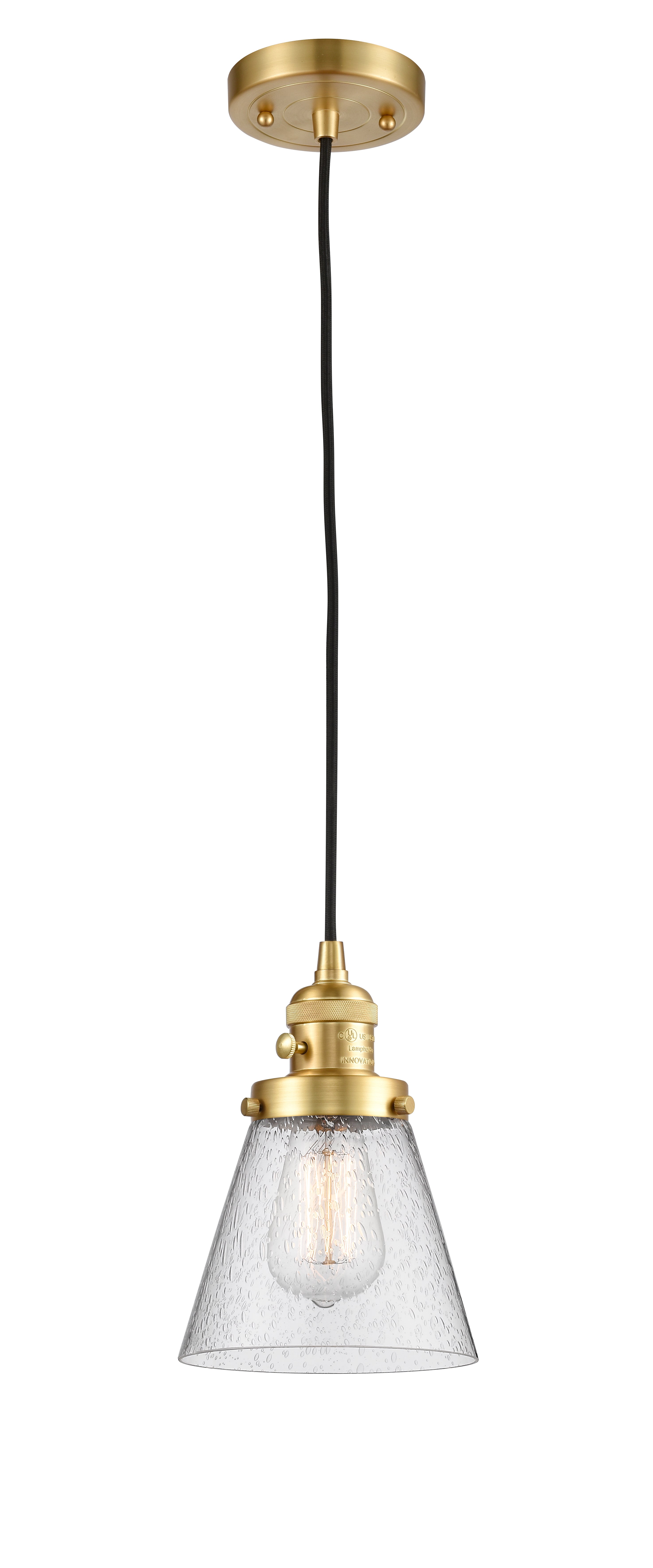 Franklin Restoration Mini Pendant Cast Brass
