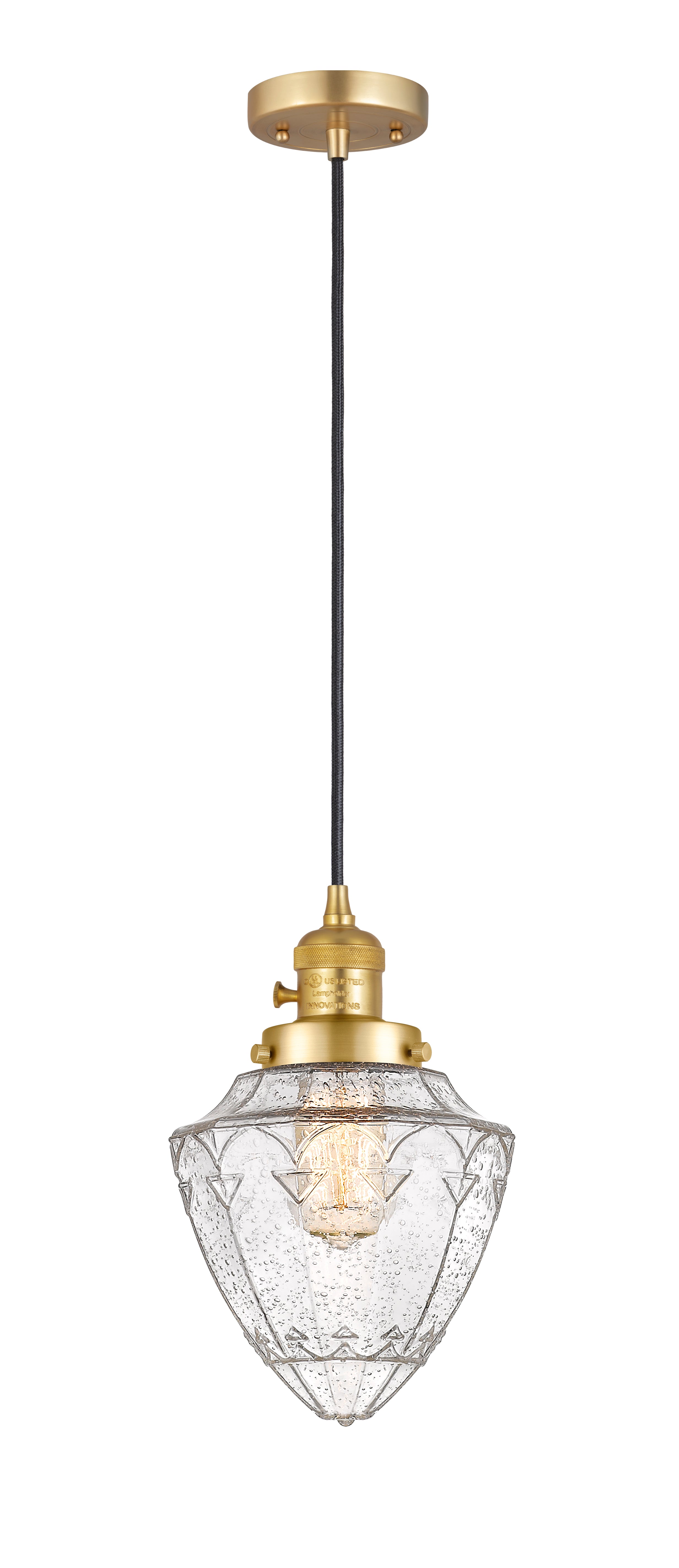 Franklin Restoration Mini Pendant Antique Brass