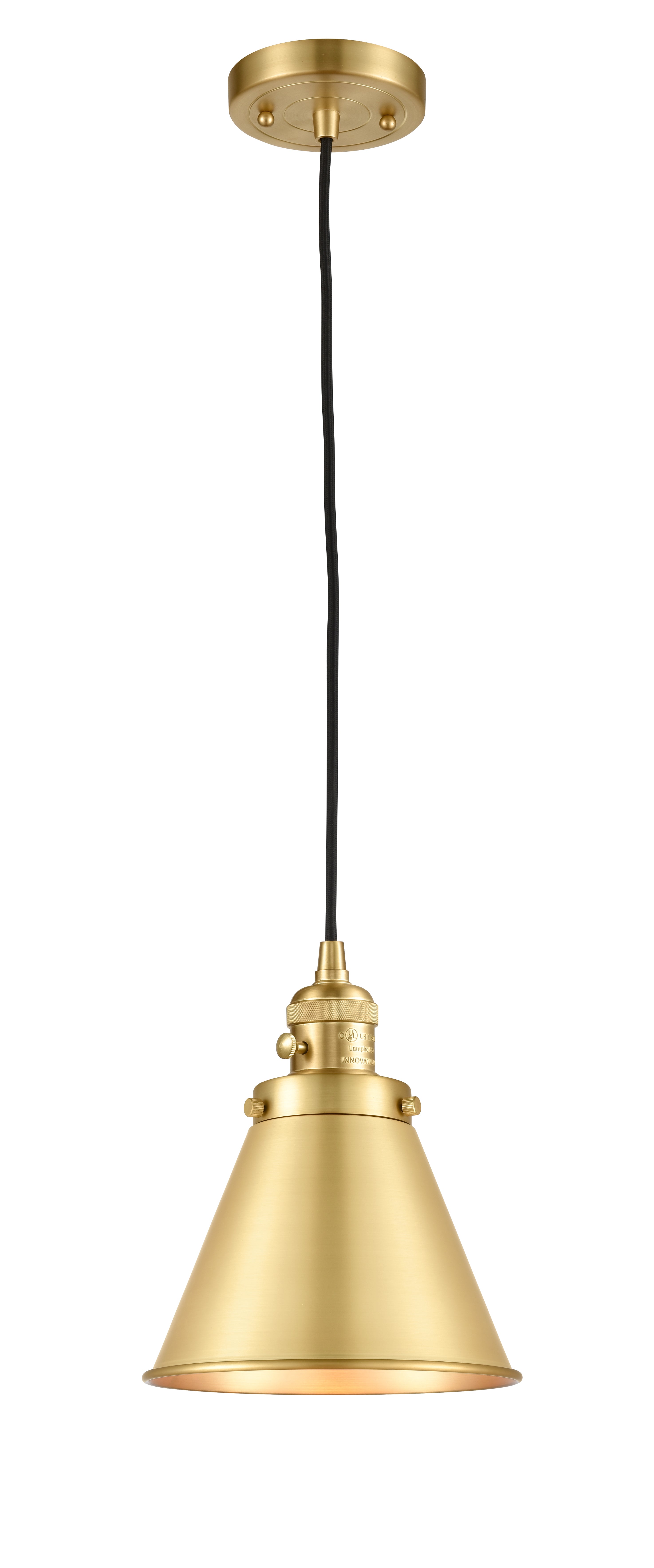 Franklin Restoration Mini Pendant Cast Brass