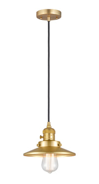 Franklin Restoration Mini Pendant Brass Finish