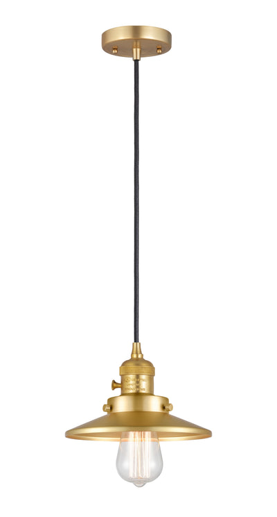 Franklin Restoration Mini Pendant Brass Finish