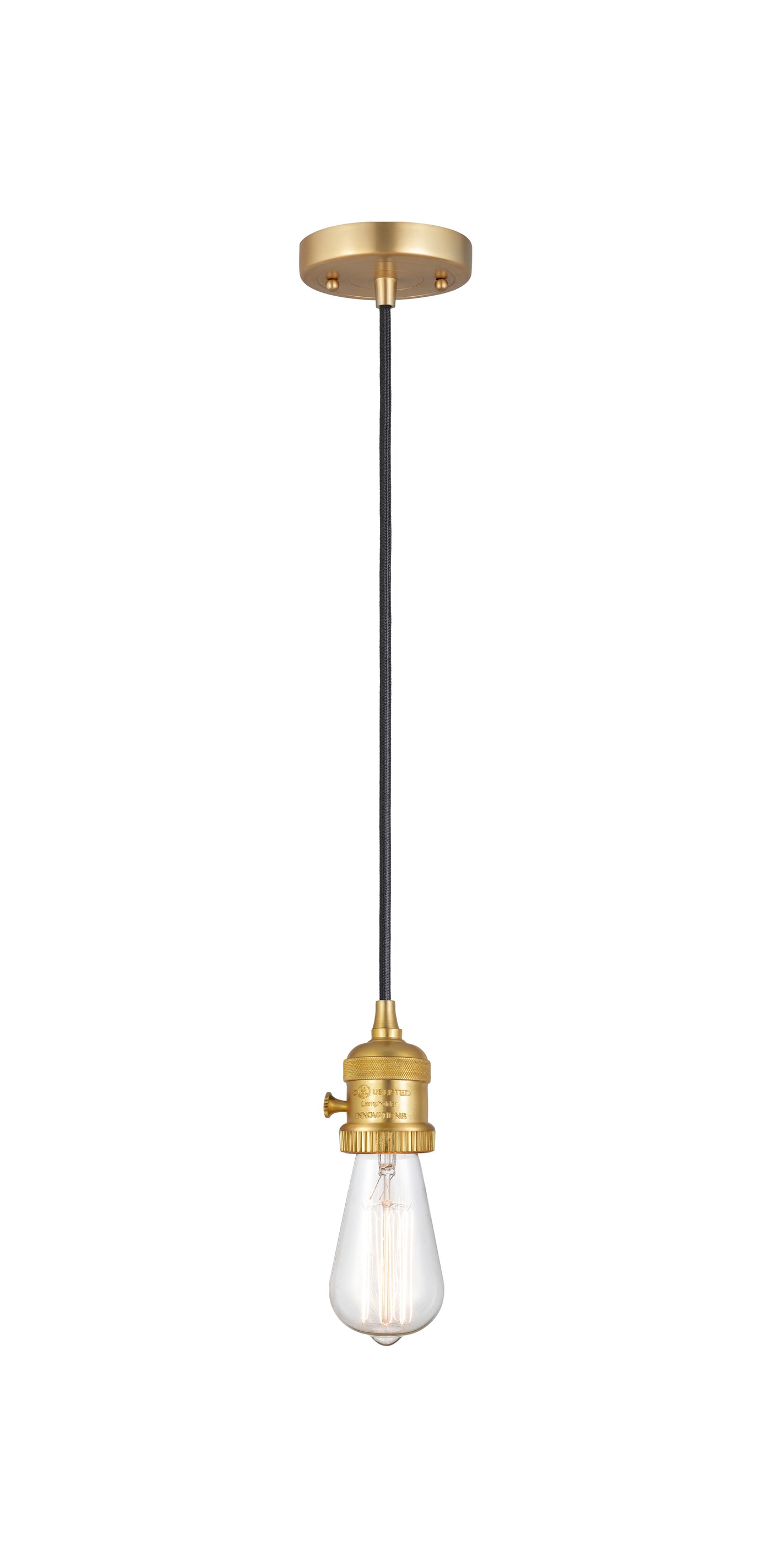 Franklin Restoration Mini Pendant Antique Brass