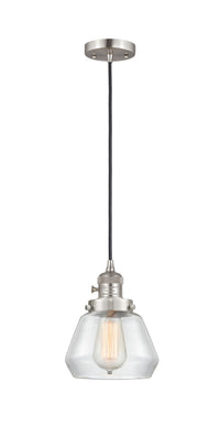 Franklin Restoration Mini Pendant 7 Inch Brass