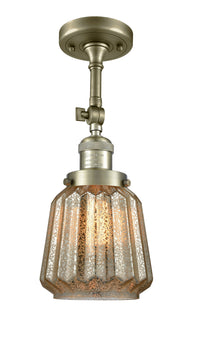 Franklin Semi-Flush Mount Brushed Nickel
