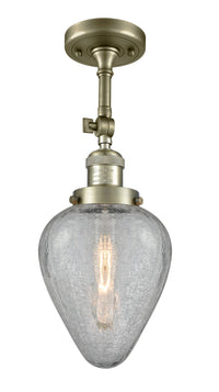 Franklin Semi-Flush Mount Brushed Satin Nickel