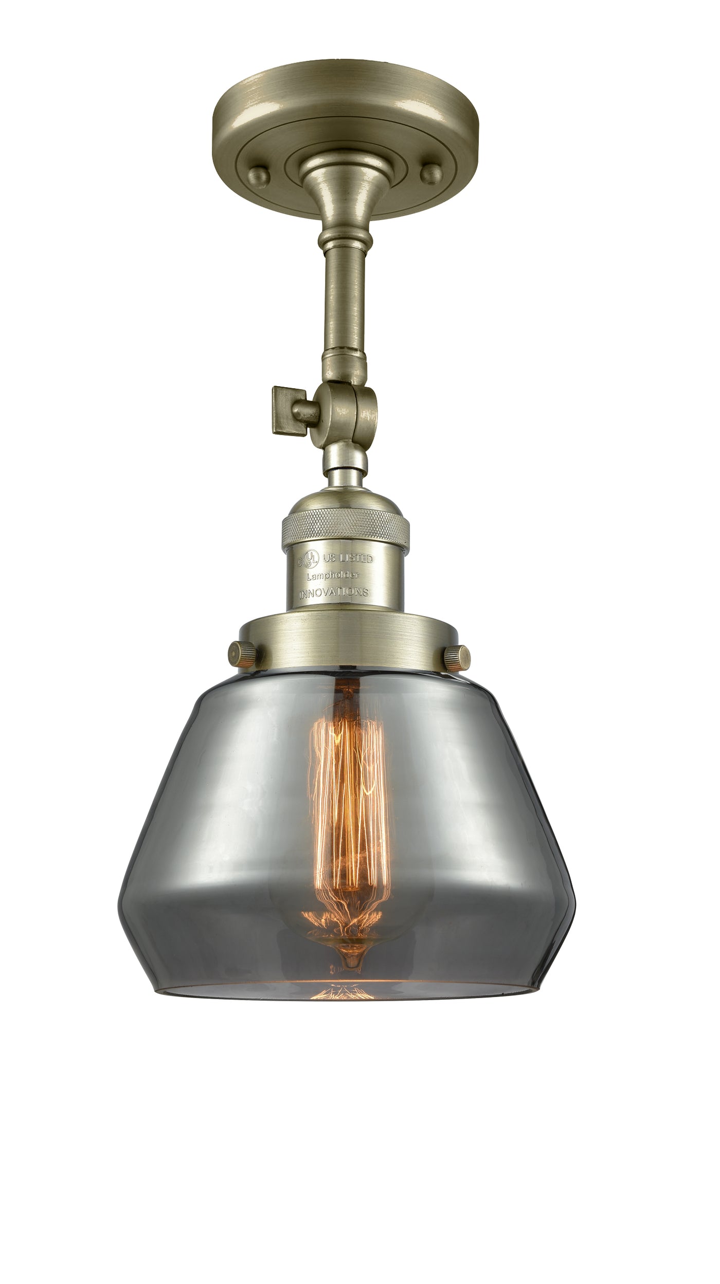 Franklin Semi-Flush Mount Brushed Satin Nickel