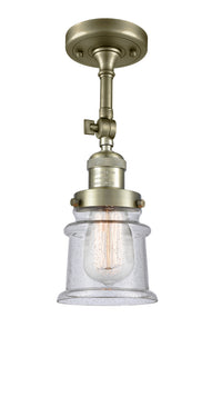 Franklin Semi-Flush Mount Brushed Satin Nickel