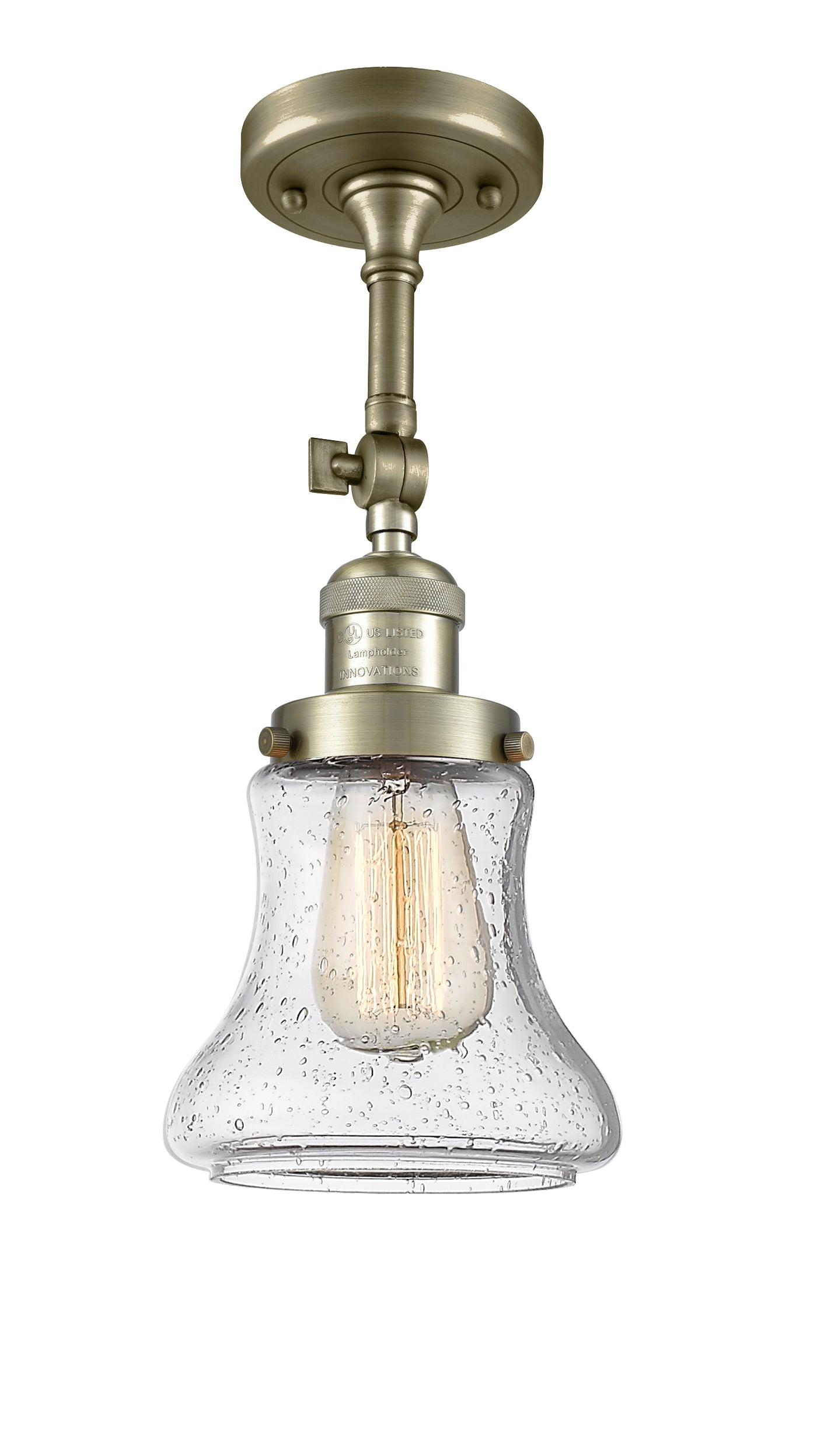 Franklin Semi-Flush Mount Brushed Nickel