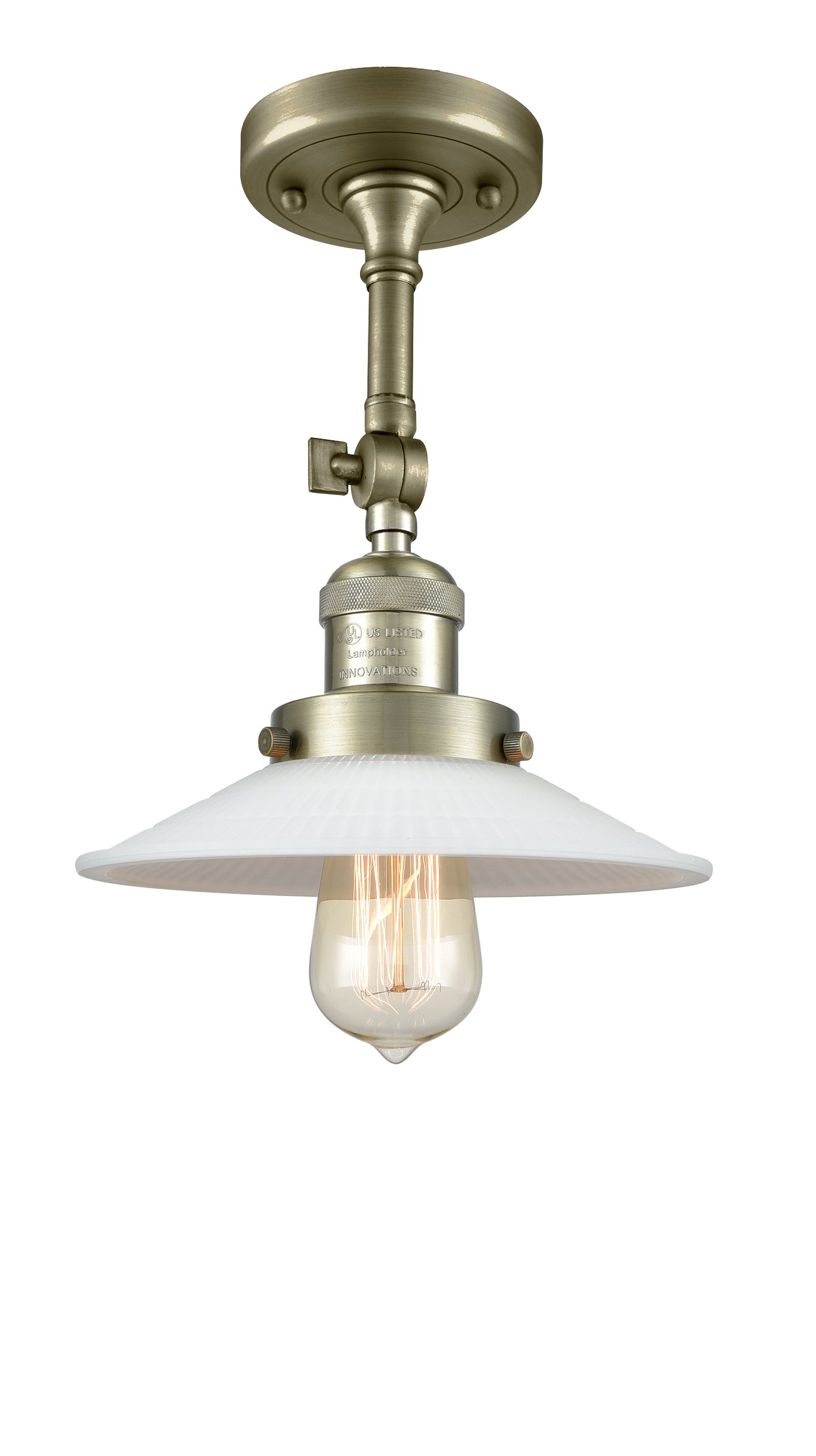 Franklin Restoration Semi-Flush Mount Brushed Nickel