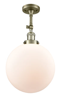 Franklin Semi-Flush Mount Brushed Satin Nickel