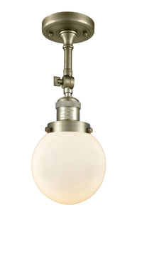 Franklin Semi-Flush Mount Brushed Satin Nickel