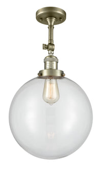 Franklin Semi-Flush Mount Brushed Satin Nickel
