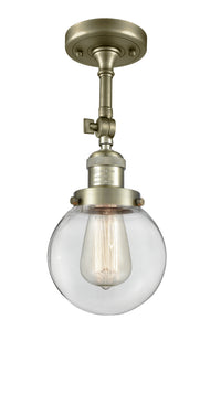 Franklin Semi-Flush Mount Brushed Satin Nickel