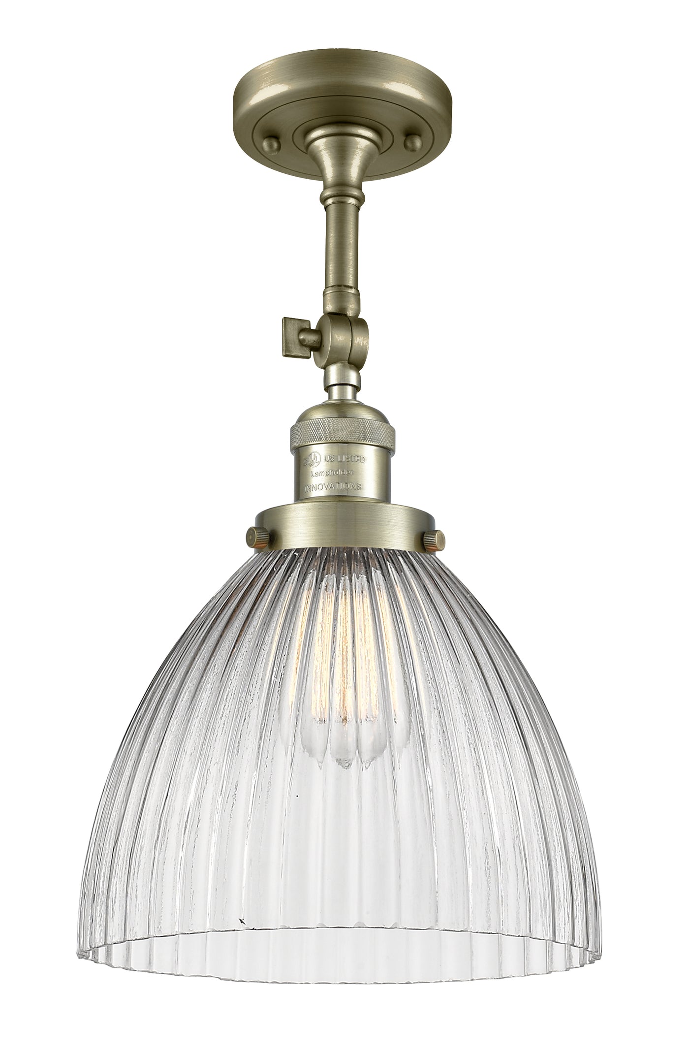 Franklin Semi-Flush Mount Brushed Nickel