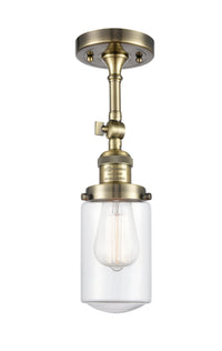 Franklin Semi-Flush Mount Brushed Satin Nickel
