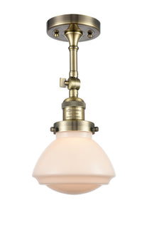 Franklin Semi-Flush Mount Brushed Satin Nickel