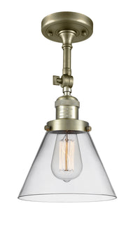 Franklin Semi-Flush Mount Brushed Satin Nickel