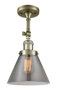 Franklin Semi-Flush Mount Brushed Satin Nickel