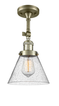 Franklin Semi-Flush Mount Brushed Satin Nickel