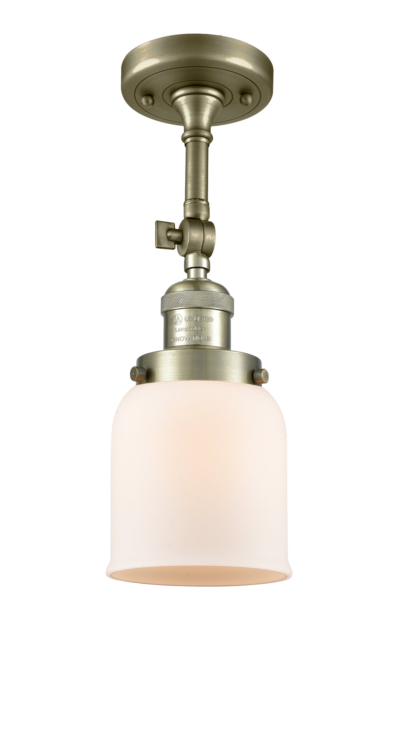 Franklin Semi-Flush Mount Brushed Satin Nickel