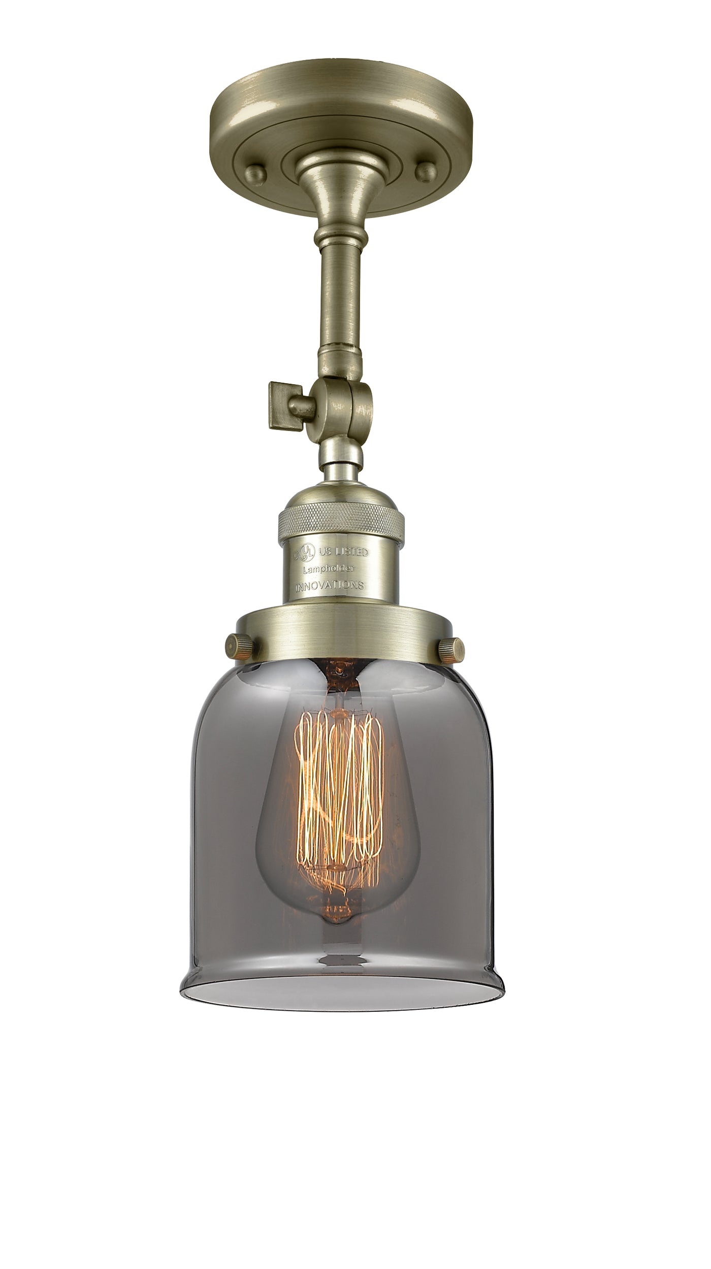 Franklin Semi-Flush Mount Brushed Satin Nickel