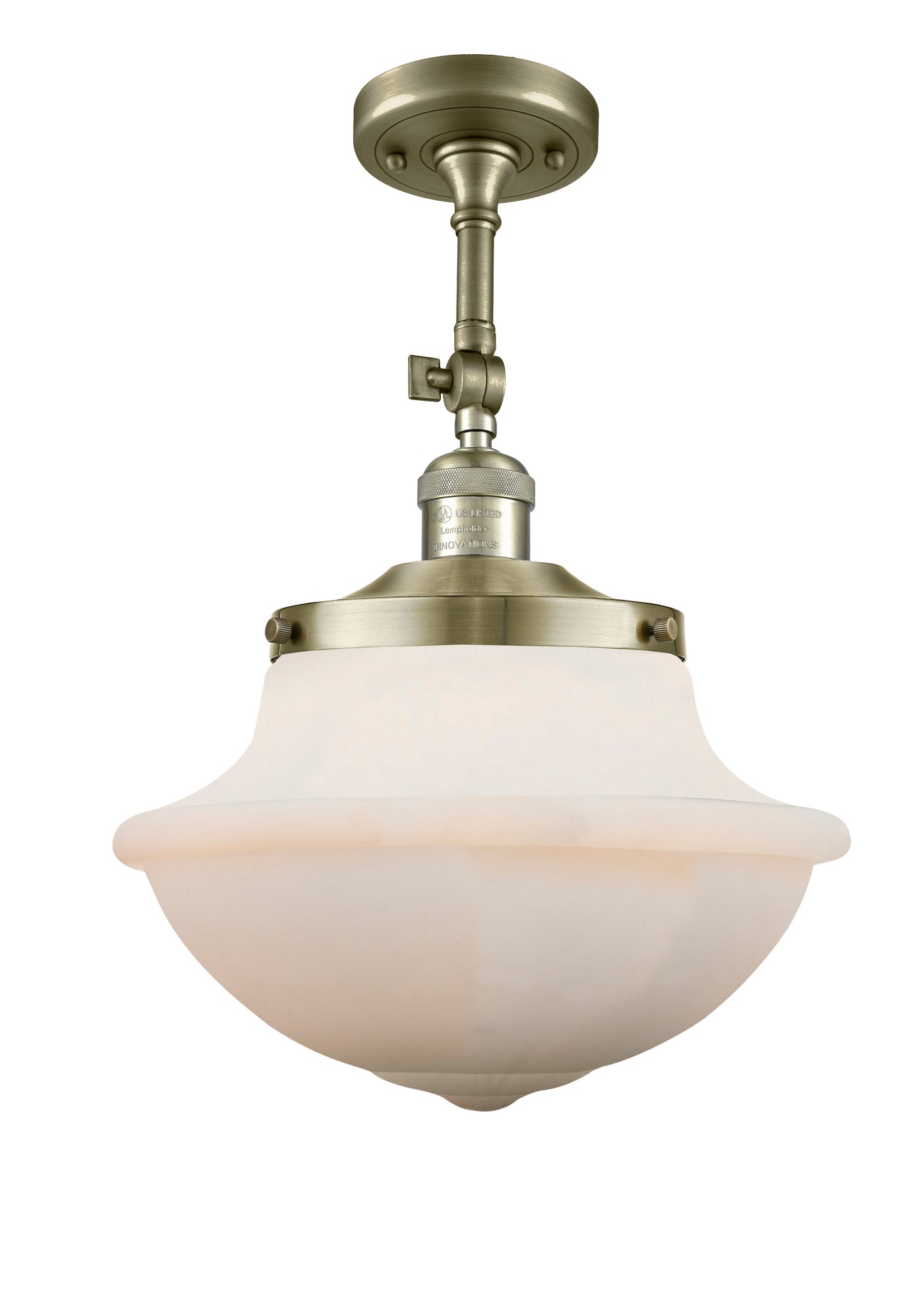 Franklin Semi-Flush Mount Satin Nickel