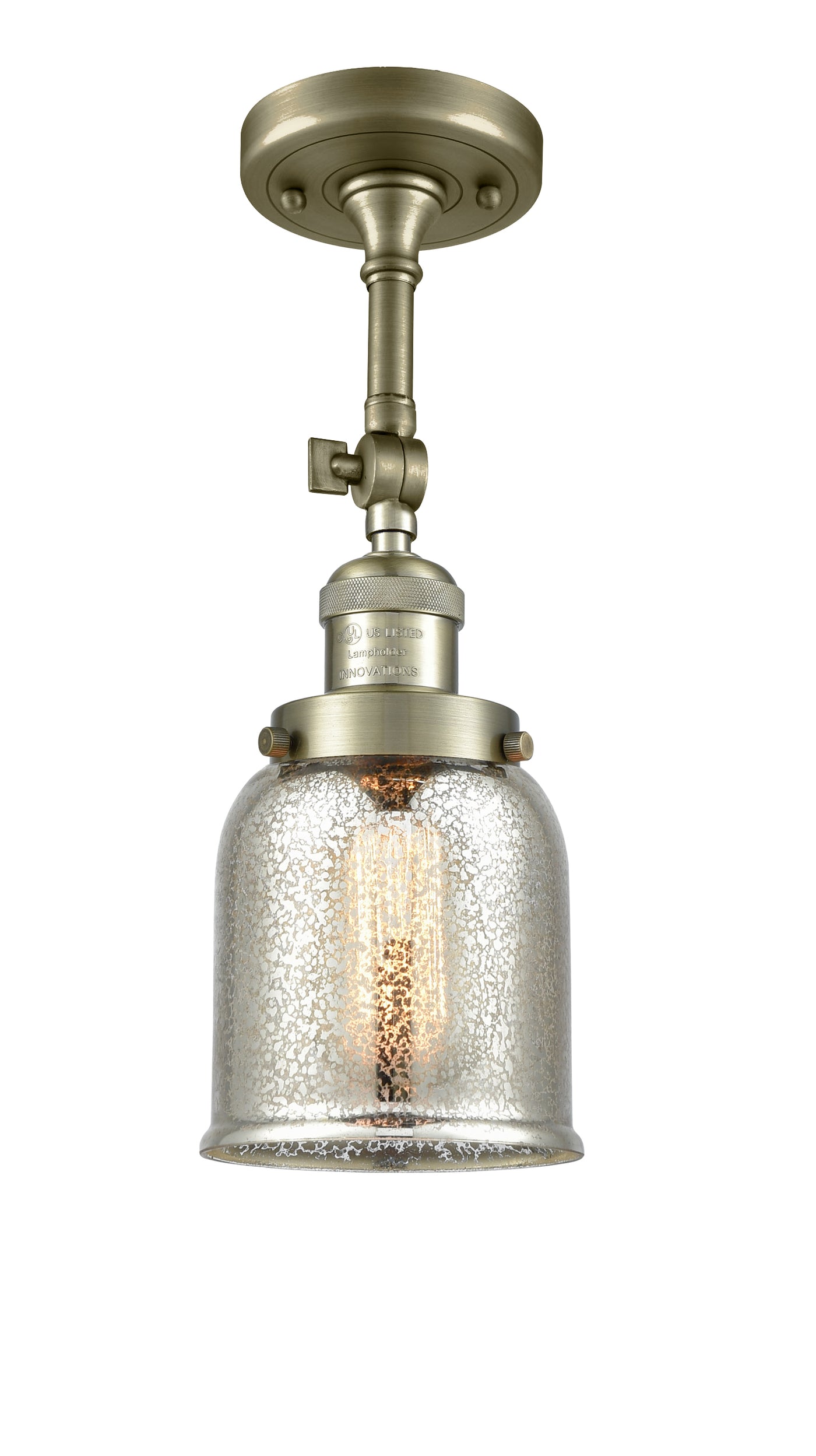 Franklin Semi-Flush Mount Brushed Satin Nickel
