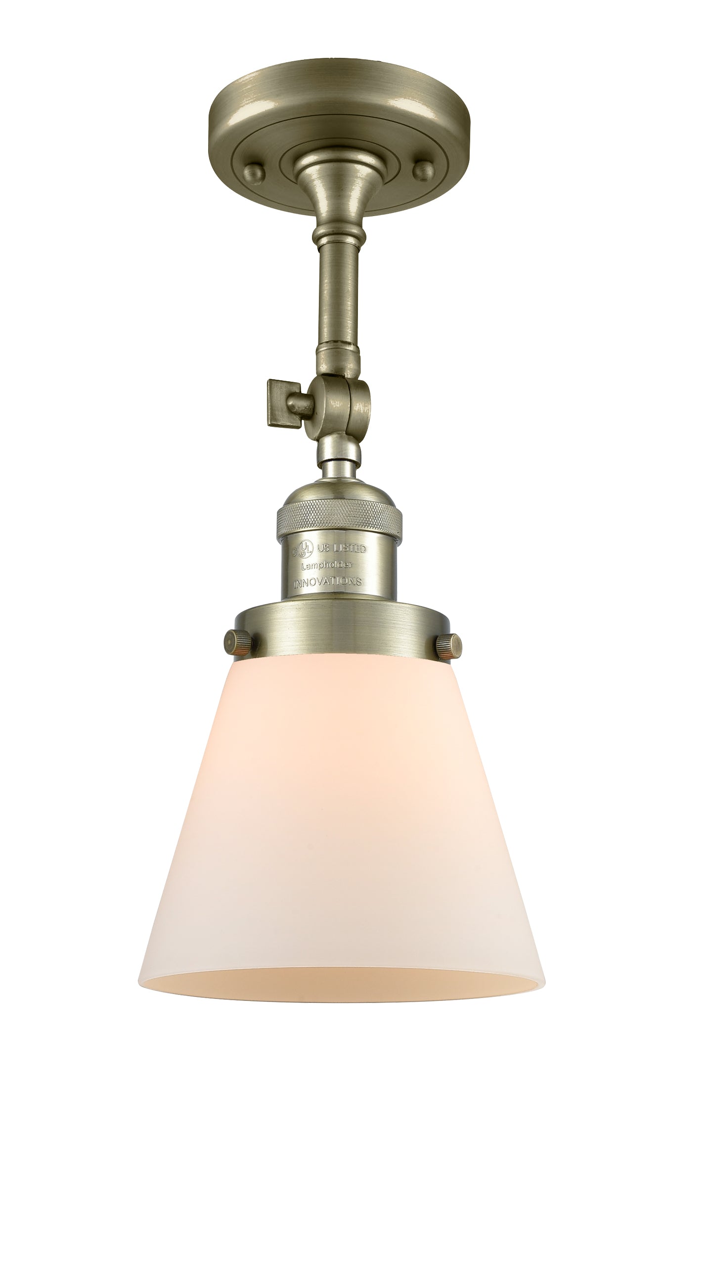 Franklin Semi-Flush Mount Seedy Glass Satin
