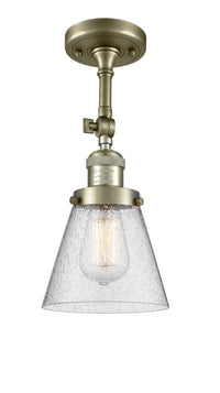 Franklin Semi-Flush Mount Brushed Nickel