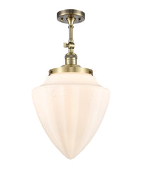 Franklin Semi-Flush Mount Brushed Nickel